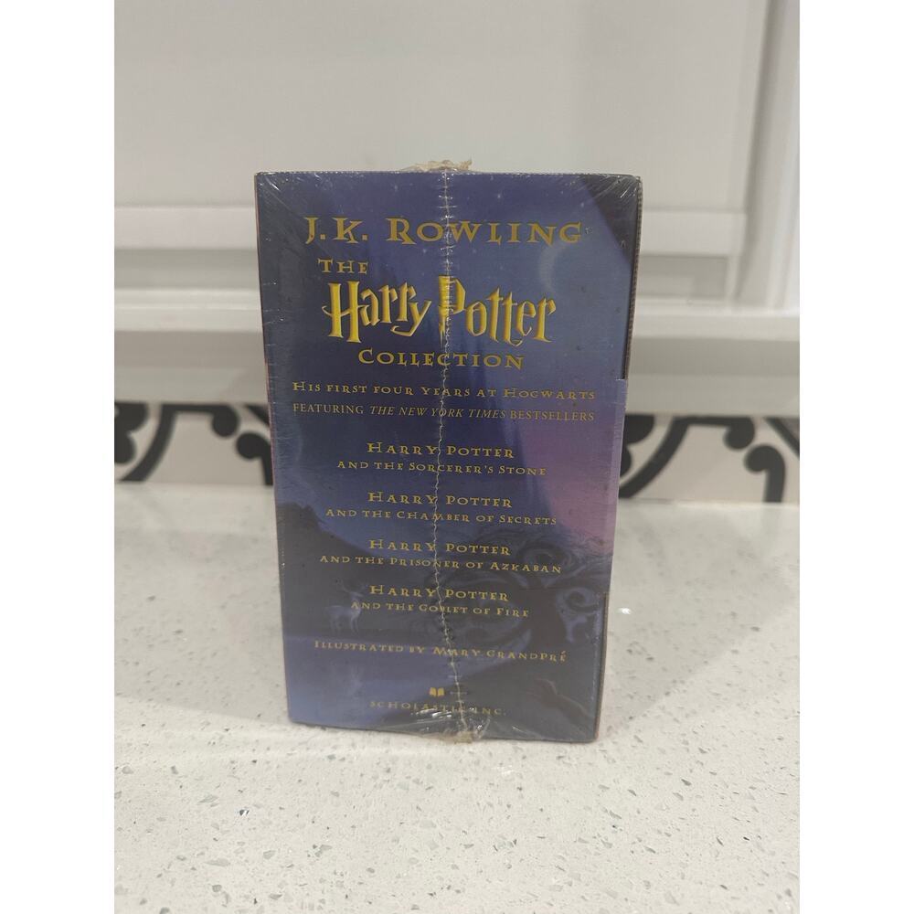 NEW Harry Potter: The First Four Thrilling Adventures Boxed Set by J. K. Rowling - Picture 2 of 5